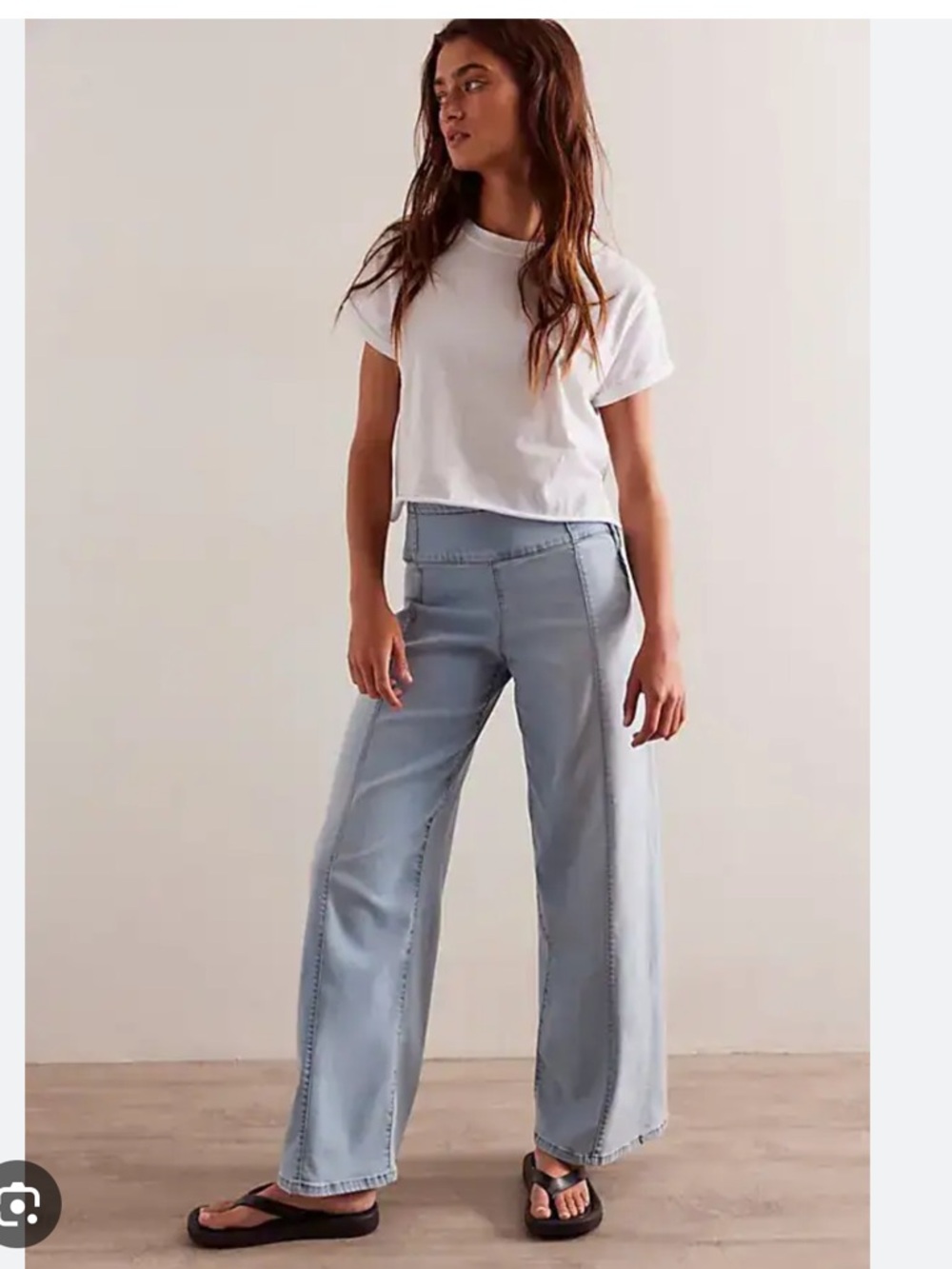 We the Free Spotlight High Rise Wide Leg Jeans